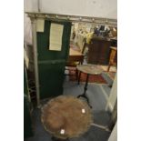 A large Regency style overmantle mirror with silver painted frame.