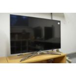 A Samsung flat screen TV.