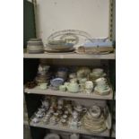 Quantity of decorative and household china to include Minton and Paragon part tea services.