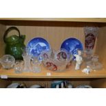 A quantity of decorative china and glass.