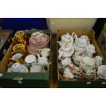 Quantity of decorative tea, coffee and dinnerware.