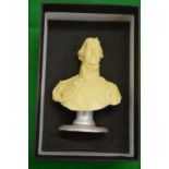 A miniature bust of Wellington.