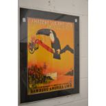 A reproduction advertising print depicting a Toucan.