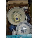 Decorative pottery and china.