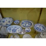Chinese blue and white porcelain (faults).