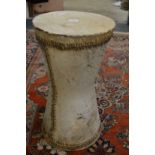 A good African double ended drum.