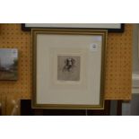 Henry Williamson, Retriever with snipe, pencil signed, limited edition print.