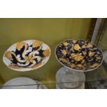 Two Continental gilt decorated porcelain bowls.