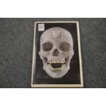 Damien Hirst, For the Love of God, the making of a diamond skull, hard bound book with dust