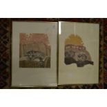 John Grigsby, limited edition colour prints, a pair.