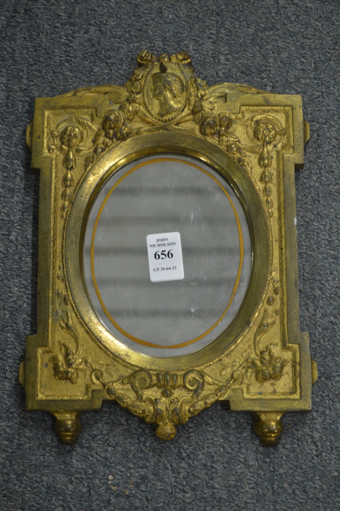 A good ormolu mirror.