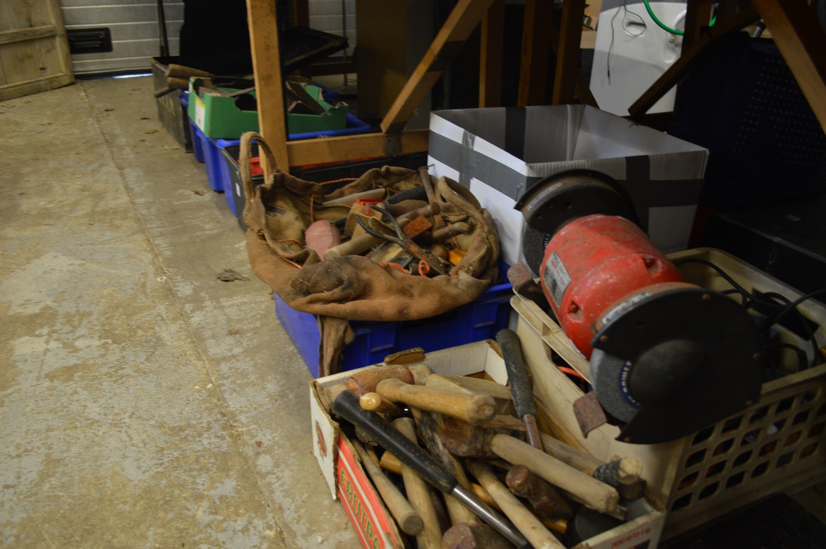 Large quantity of tools and accessories.