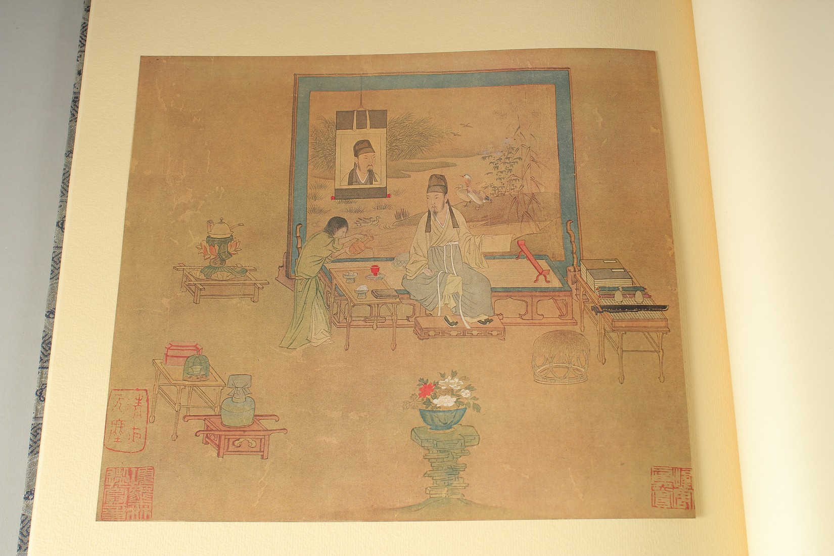 TWO CHINESE BOUND PICTURE ALBUMS. - Image 6 of 10