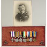 THE MEDALS OF O. BUCKLEY 2/W. RID REGT.