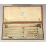 P GRIFFIN & CO. GLASGOW. A CASE OF CHEMICAL APPARATUS. CASE 1ft 7ins long.