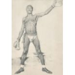 After William Orpen, 'The Winner', collotype, 11.25" x 7.75", (28.5x20cm) (unframed) (a/f).