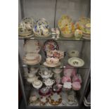 A large quantity of part services and other decorative china.