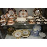 A quantity of decorative china to include part services.