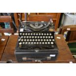 A cased Imperial typewriter.