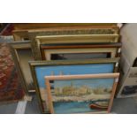 A good collection of oil paintings, coastal landscapes, woodland scenes etc.