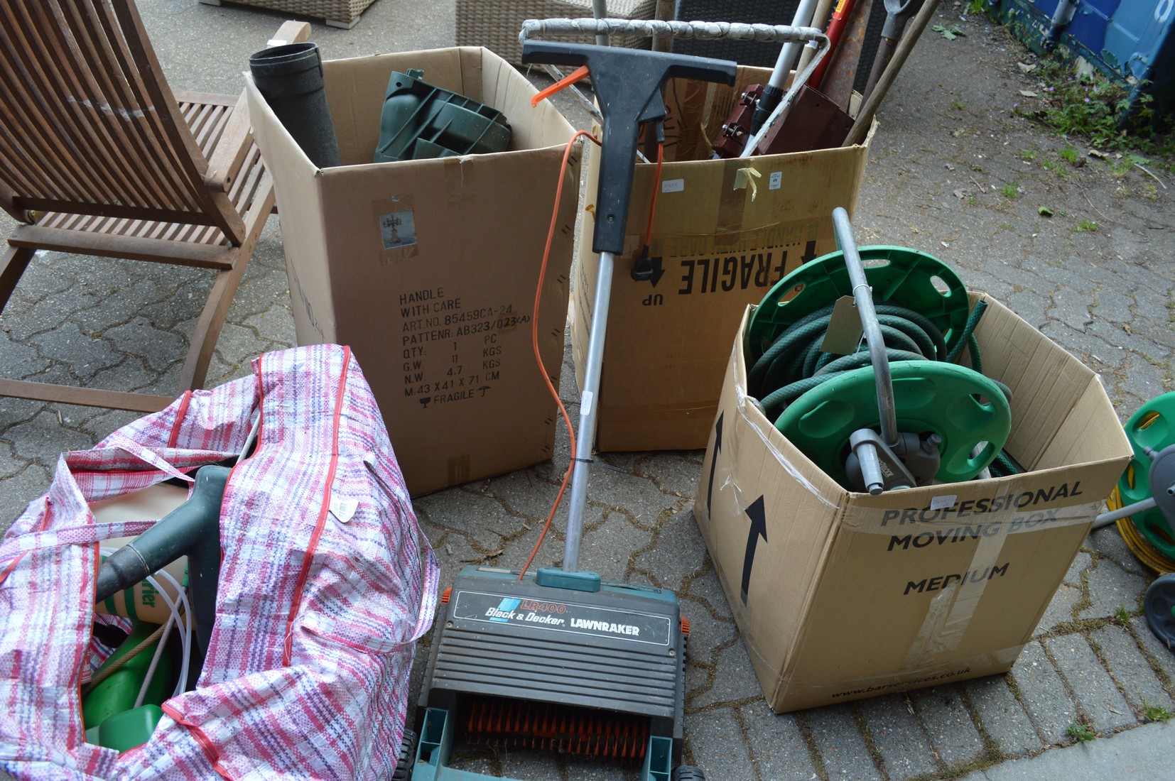 A large quantity of gardening equipment etc.