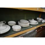 A Royal Doulton Fairfax part dinner service and Noritake part tea service.