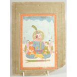 AN 18TH CENTURY INDIAN DECCANI MINIATURE PAINTING, depicting imam Ali and his two sons Hassan and