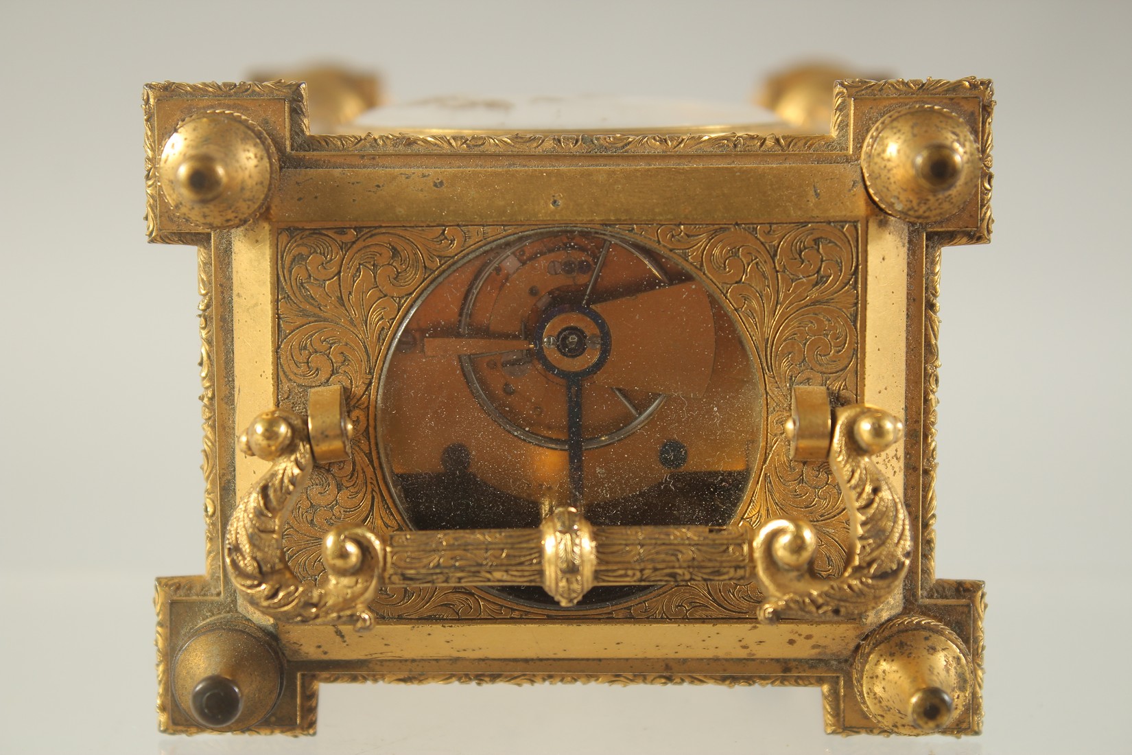 A VERY GOOD SMALL 19TH CENTURY ENGLISH CARRIAGE CLOCK by PERIGAL, DUTERRON, Bond Street, London with - Image 7 of 10