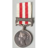 J. MCLORNS. 42ND ROYAL HIGHLANDERS. INDIA MUTINY MEDAL and BAR LUCKNOW.