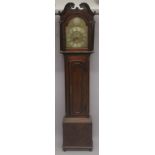 A VERY GOOD 18TH CENTURY SCOTTISH MAHOGANY LONGCASE CLOCK by ALEX SEMPLE, KILMALCOLM, with