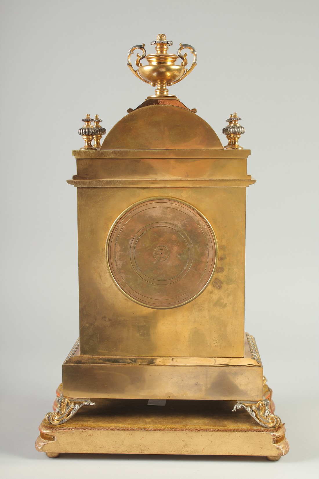 A GOOD 19TH CENTURY FRENCH ORMOLU MANTLE CLOCK possibly by ACHILLE BROCOT, with eight day movement - Image 3 of 6