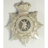 DUNDEE HIGHLANDERS. 3RD F. R. V. HELMET PLATE BADGE. 1882 -1887.