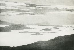 Richard Rowland, Circa 2000, 'Islands in the Flow, Weisdale Voe', a print, inscribed A/P, dated 2000