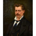 Alexandre Juliard, French, Circa 1878, a portrait of a gentleman, oil on canvas, signed and dated,