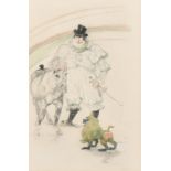 After Toulouse-Lautrec, three colour lithographs of circus scenes, each with blindstamp, each around