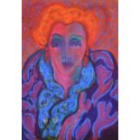 Ian Craig (20th Century), a pair of signed pastel studies of female figures, each around 20" x