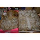 A good collection of drinking glasses and other items.