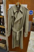 A Burberrys Gentlemans trench coat, size 54 regular.