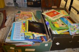 Two boxes of childrens books.