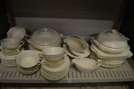 A quantity of Wedgwood Queensware dinner service.