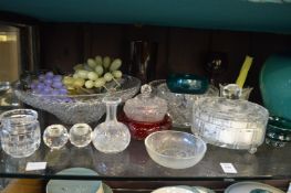A quantity of decorative and household glassware.