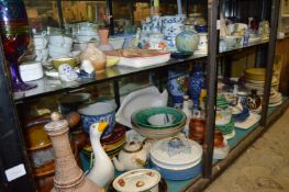 A large quantity of household and decorative china.