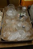 Box of glassware.