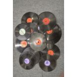 Various gramophone records.