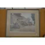 William Russell Flint, Female figure subjects, two colour prints, both pencil signed.