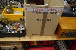 Quantity of miscellaneous collectables, record player, records etc.