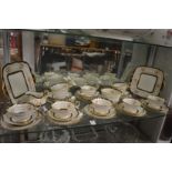 A quantity of Paragon tea ware comprising eleven tea plates, eleven saucers, ten cups, pair of