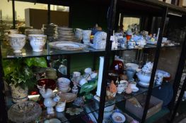 A large quantity of household and decorative china and glass.