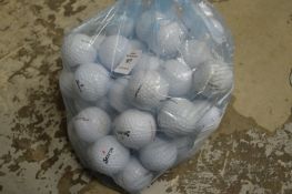A bag of Srixon golf balls.