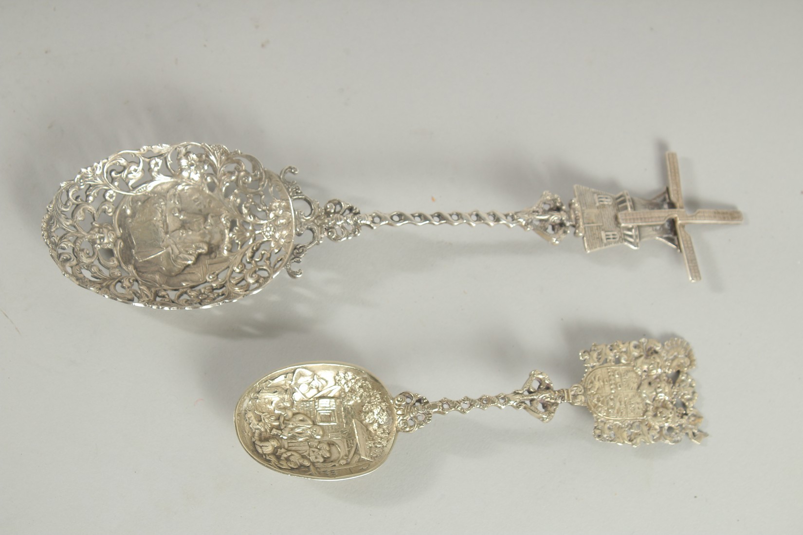 TWO GOOD DUTCH SILVER SPOONS